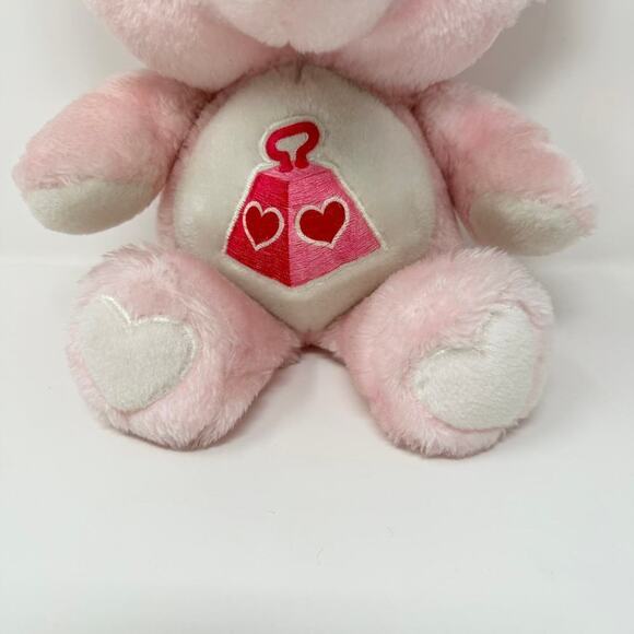 Vintage Kenner Lotsa Heart Elephant Care Bear Cousins 1984 13" Pink Plush Toy - Picture 3 of 14